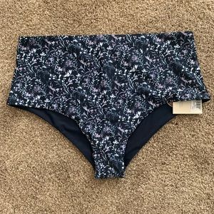 NWT Faherty high-waisted bikini bottoms